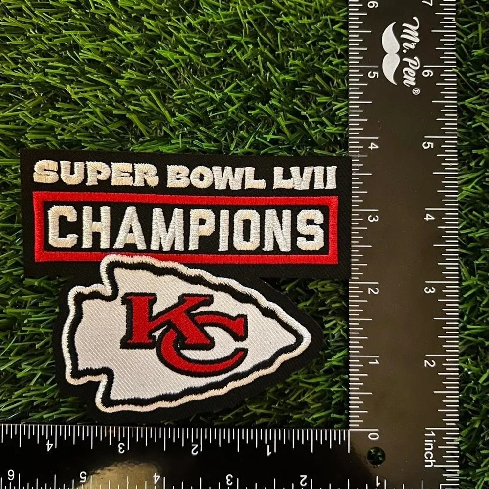 Kansas City Chiefs Super Bowl LVII Champions embroidered iron on patch